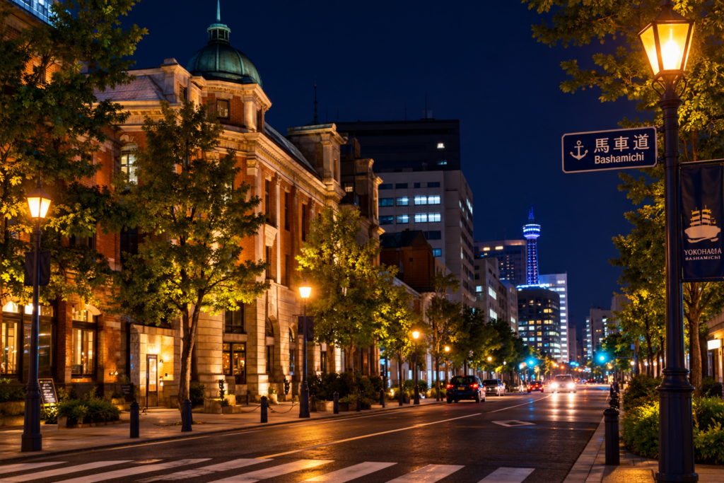 馬車道の夜